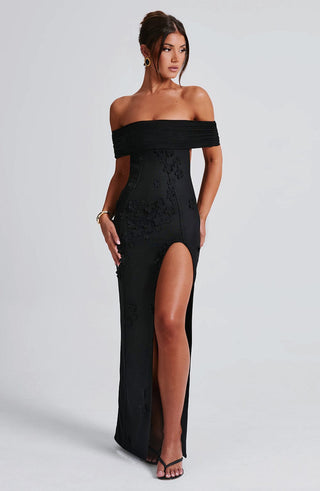 Milani Maxi Dress - Black - glavon