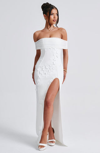 Milani Maxi Dress - Ivory - glavon