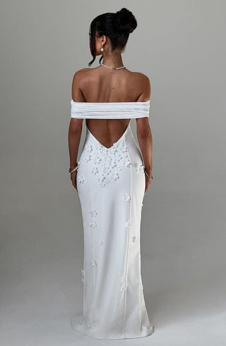 Milani Maxi Dress - Ivory - glavon