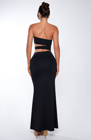 Milia Maxi Dress - Black - glavon