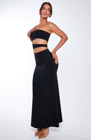 Milia Maxi Dress - Black - glavon