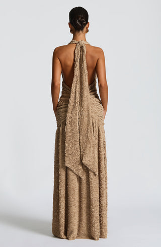 Minerva Maxi Dress - Beige - glavon