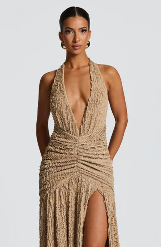 Minerva Maxi Dress - Beige - glavon