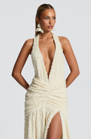 Minerva Maxi Dress - Ivory - glavon