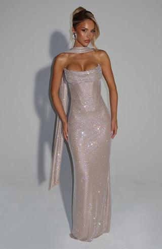 Mirabella Maxi Dress - Nude - glavon