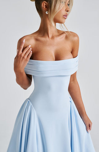Miranda Midi Dress - Blue - glavon