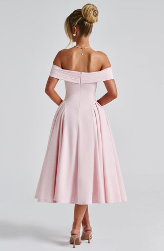 Miranda Midi Dress - Blush - glavon
