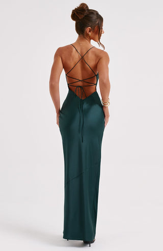 Misha Maxi Dress - Emerald - glavon