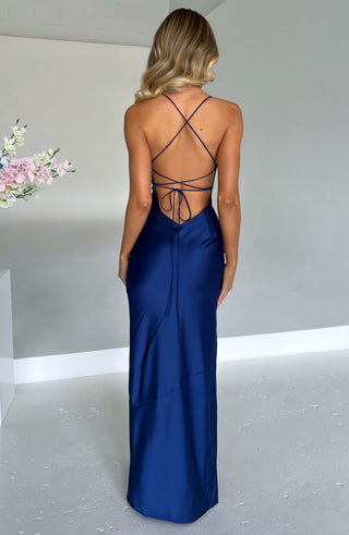Misha Maxi Dress - Navy - glavon