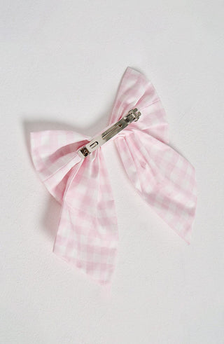 Mitzi Bow - Blush Gingham - glavon