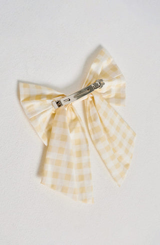 Mitzi Bow - Lemon Gingham - glavon