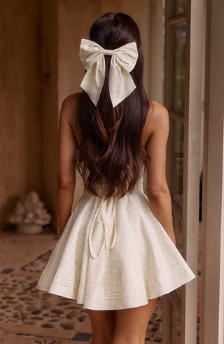 Mitzi Bow - Lemon Gingham - glavon