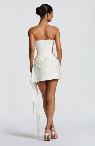 Mona Mini Dress - Ivory - glavon