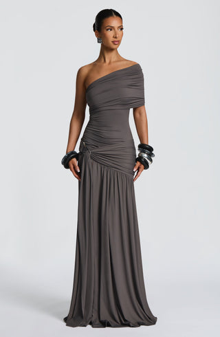 Monica Maxi Dress - Charcoal - glavon