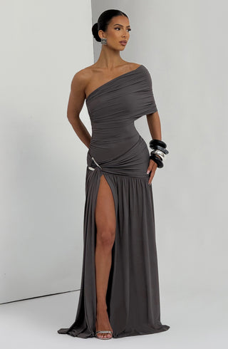 Monica Maxi Dress - Charcoal - glavon
