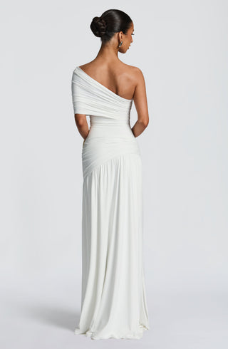Monica Maxi Dress - White - glavon