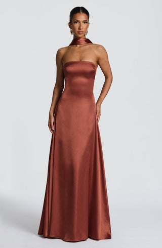 Morven Maxi Dress - Rust - glavon