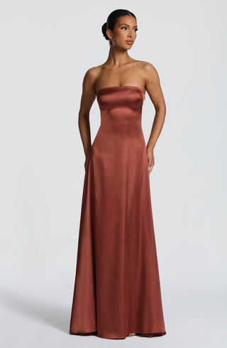 Morven Maxi Dress - Rust - glavon