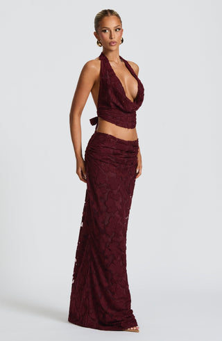 Myra Top - Cherry Lacquer - glavon