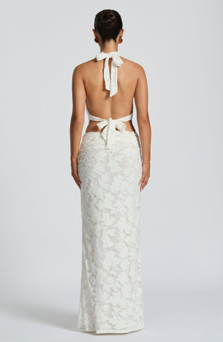 Myra Top - Ivory - glavon