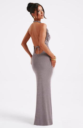 Nala Maxi Dress - Charcoal - glavon