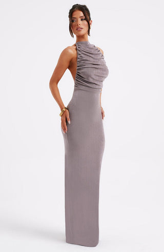Nala Maxi Dress - Charcoal - glavon