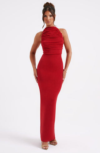 Nala Maxi Dress - Red - glavon