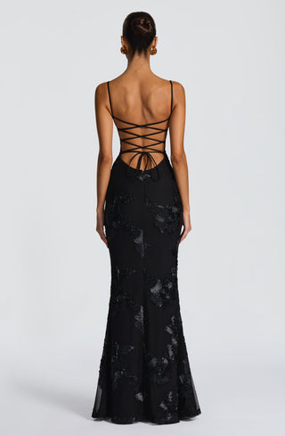 Nefertiti Maxi Dress - Black - glavon