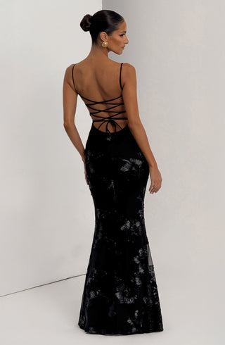 Nefertiti Maxi Dress - Black - glavon