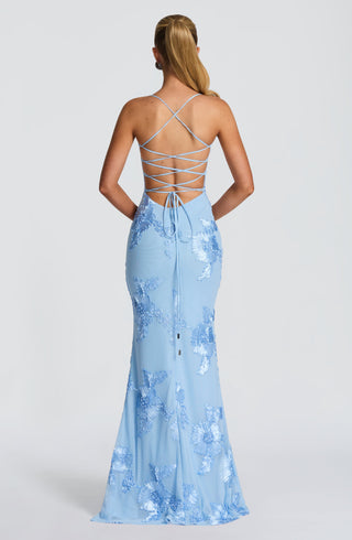 Nefertiti Maxi Dress - Glacier Blue - glavon