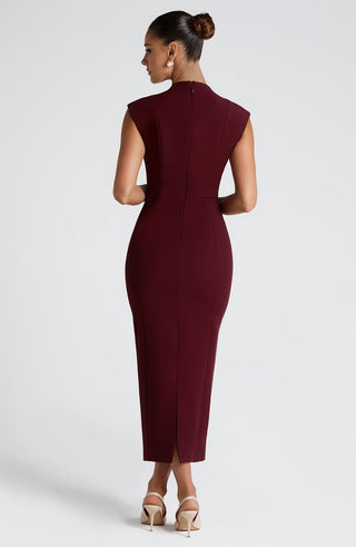 Nellie Midi Dress - Cherry Lacquer - glavon