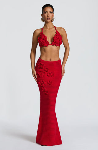 Nerida Top - Red - glavon