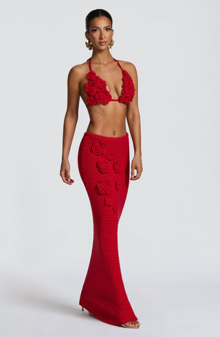 Nerida Top - Red - glavon