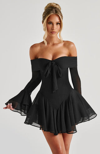 Nerissa Playsuit - Black - glavon