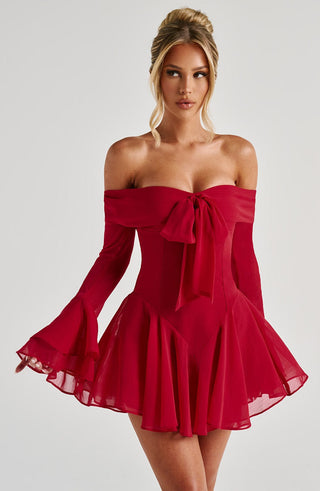 Nerissa Playsuit - Red - glavon