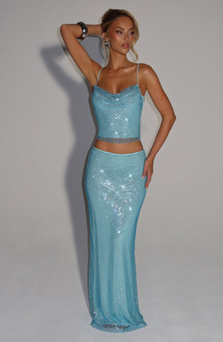 Nora Top - Aqua - glavon