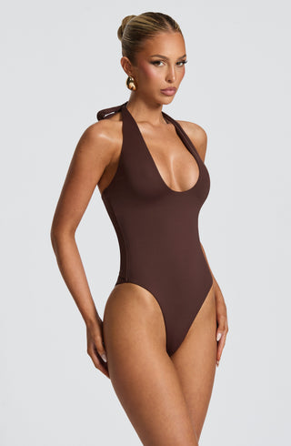 Odele Bodysuit - Plum Brown - glavon