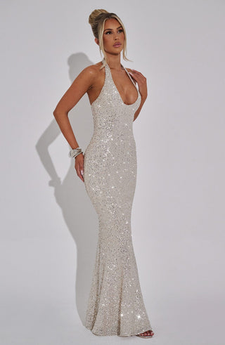 Odette Maxi Dress - Champagne - glavon