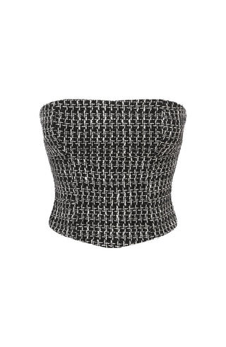 Olina Top - Black/White - glavon