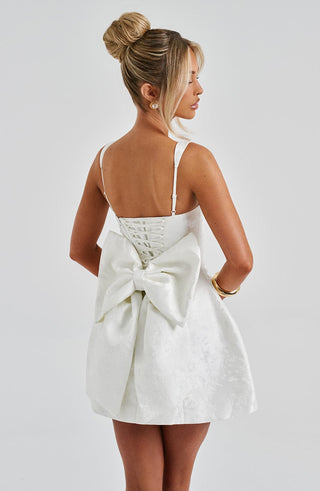 Orla Mini Dress - Ivory - glavon