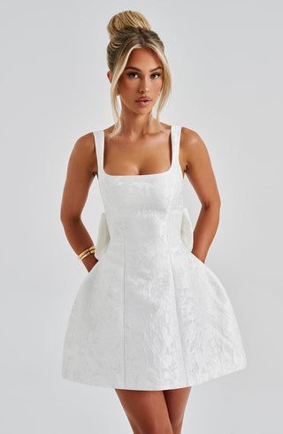 Orla Mini Dress - Ivory - glavon