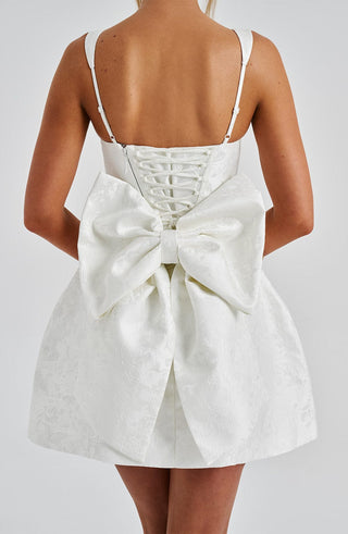 Orla Mini Dress - Ivory - glavon