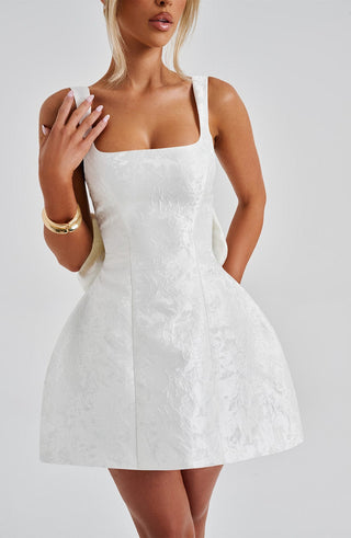 Orla Mini Dress - Ivory - glavon