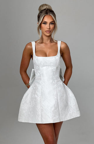 Orla Mini Dress - Ivory - glavon