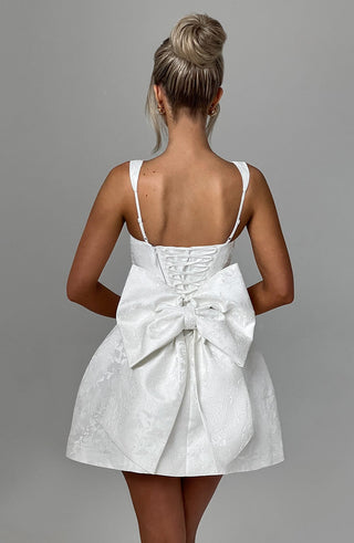 Orla Mini Dress - Ivory - glavon