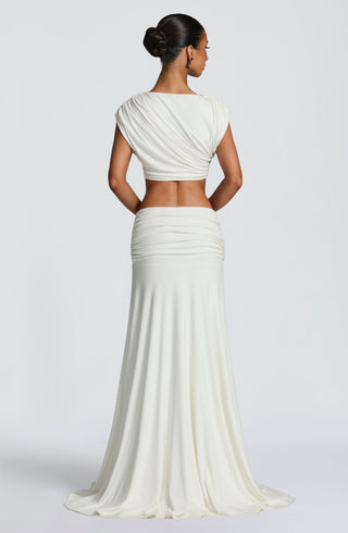 Paige Maxi Skirt - Ivory - glavon