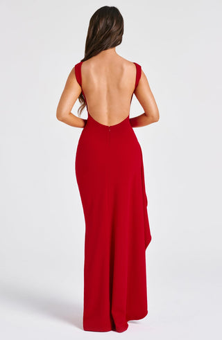 Pandora Maxi Dress - Red - glavon