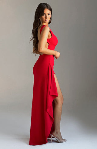 Pandora Maxi Dress - Red - glavon