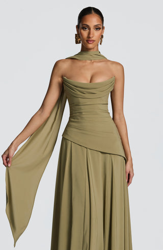 Patricia Maxi Dress - Sage - glavon