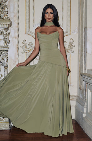 Patricia Maxi Dress - Sage - glavon